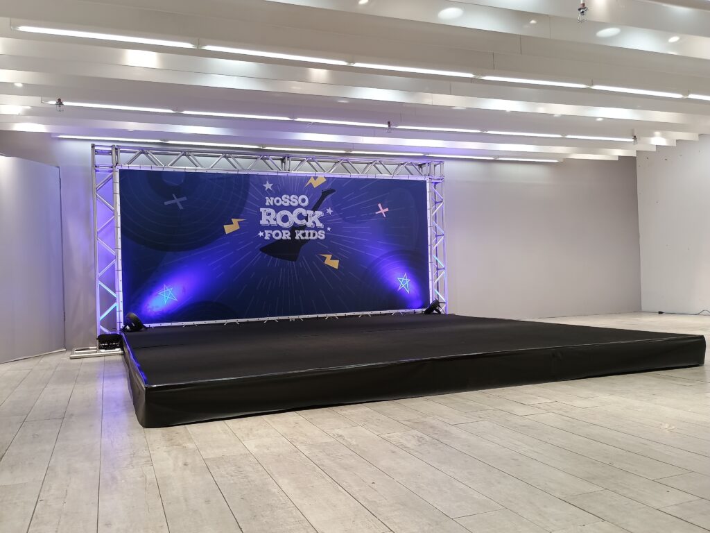 Palco com Fundo